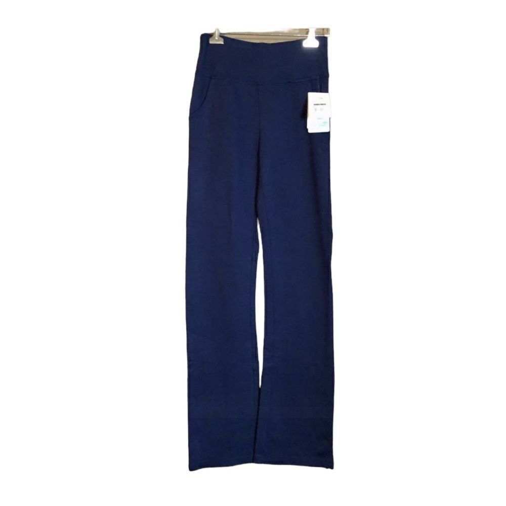 Marika Navy Blue Boot Cut Active Pants
